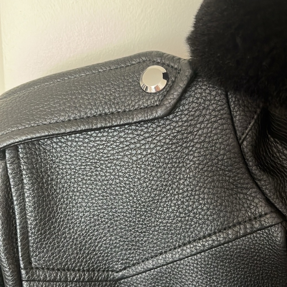 Zara moto fur jacket - Picture 11 of 16
